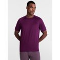 thumbnail image 1 of Athletic Works Men's Tonal Stripe Workout Shirt with Short Sleeves, Sizes XS-4XLT, 1 of 5