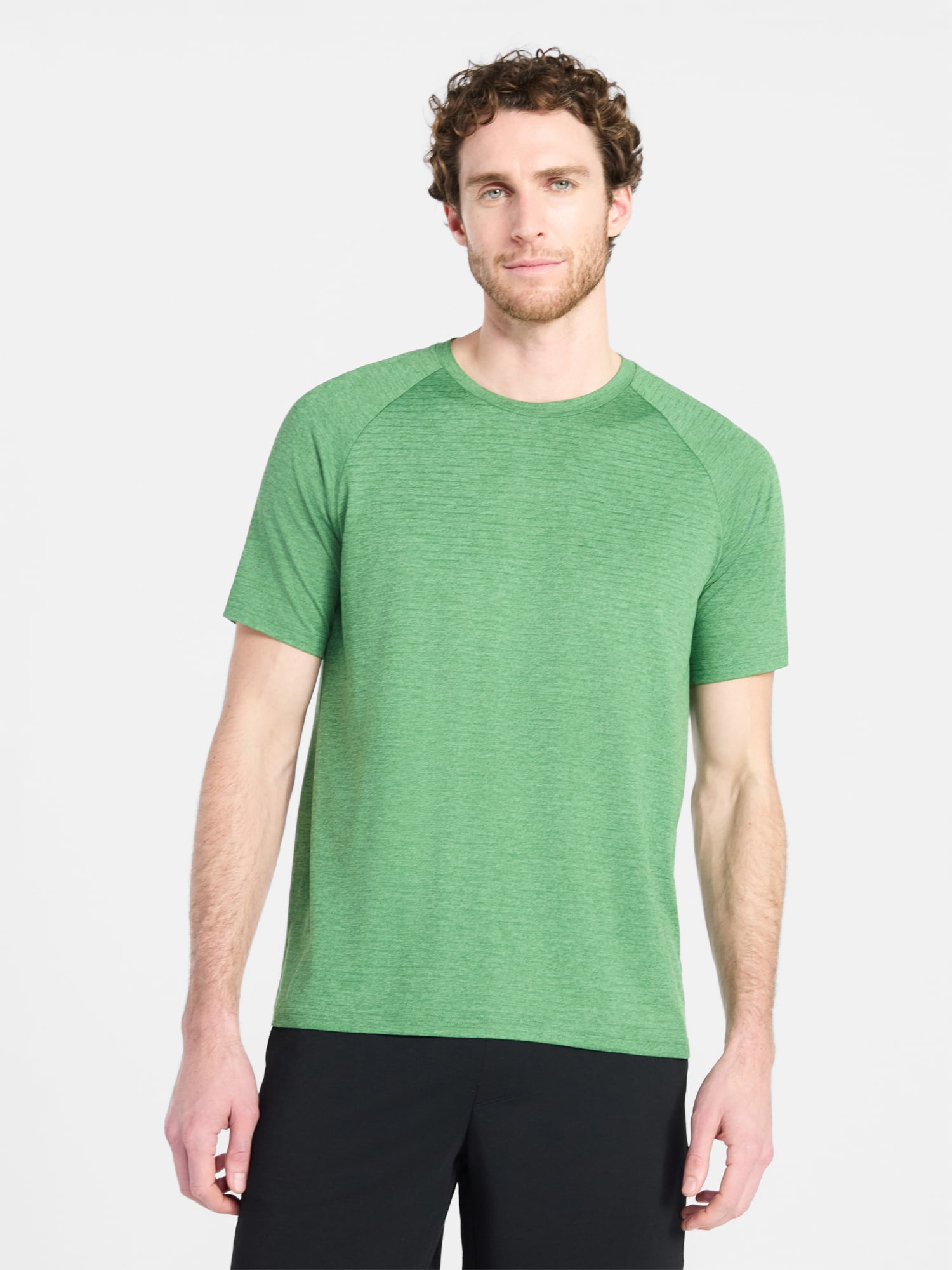Athletic Works Men's and Big Men's Stripe Jersey Tee with Short Sleeves, Sizes XS-4XLT