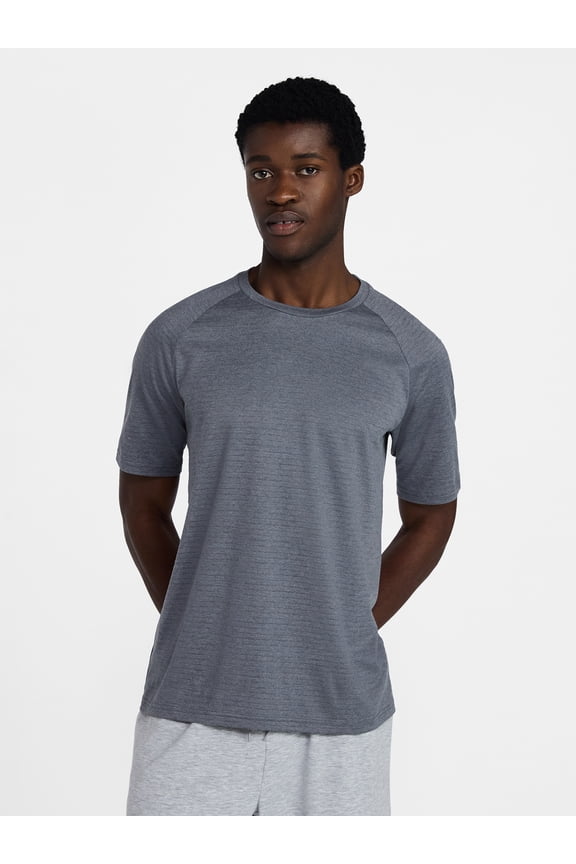 Men's and Big Men's Stripe Jersey Tee with Short Sleeves, Sizes XS-4XLT