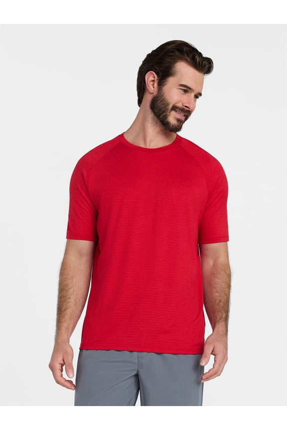 Men's and Big Men's Stripe Jersey Tee with Short Sleeves, Sizes XS-4XLT