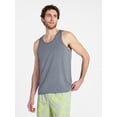 thumbnail image 1 of Athletic Works Men's and Big Men's Stripe Jersey Active Tank Top, Sizes S-3XL, 1 of 5