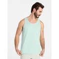 thumbnail image 1 of Athletic Works Men's and Big Men's Stripe Jersey Active Tank Top, Sizes S-3XL, 1 of 5