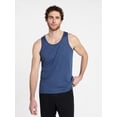 thumbnail image 1 of Athletic Works Men's and Big Men's Stripe Jersey Active Tank Top, Sizes S-3XL, 1 of 5