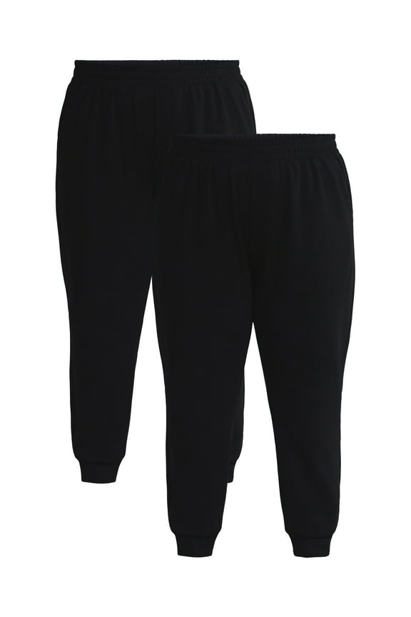 Women's Plus 2-Pack Super Soft Jogger, Sizes 1X-4X
