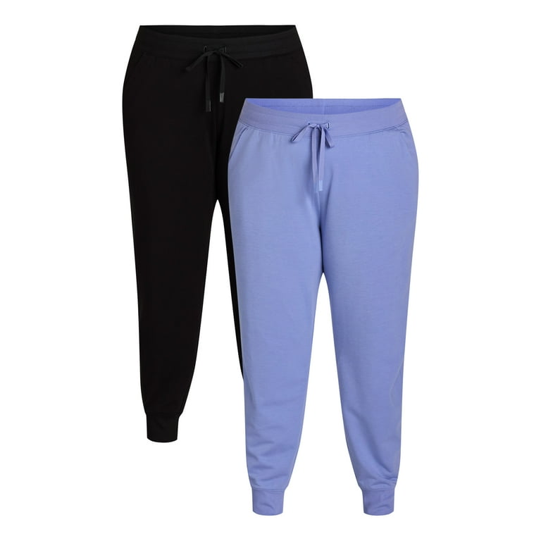 Athletic Works Women s Plus Size Super Soft Jogger Pants 2 Pack and 3 Pack Sizes 1X 4X