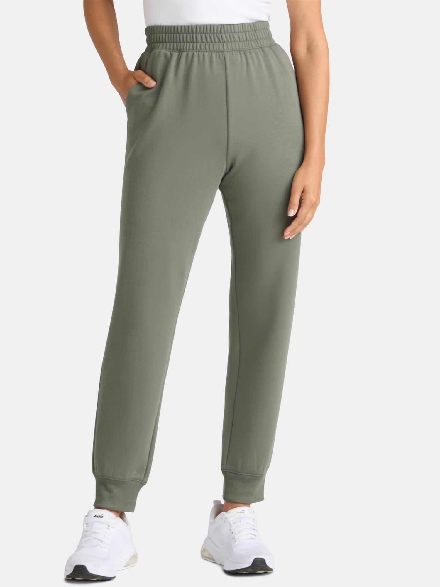 Athletic Works Women's and Women's Plus Super Soft Jogger Pants, 29 ...