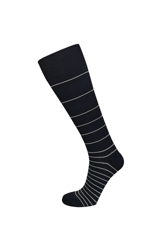 AW 650 Stripe Knee High Socks 15-20 mmHg