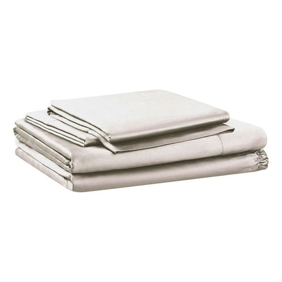 Allswell 4-Piece Soft & Silky Serenity 100% TENCEL™ Bed Sheets Set, Cream Glaze, Full