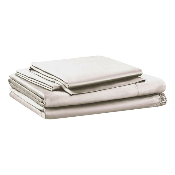 Allswell 4-Piece Soft & Silky Serenity 100% TENCEL™ Bed Sheets Set, Cream Glaze, Queen