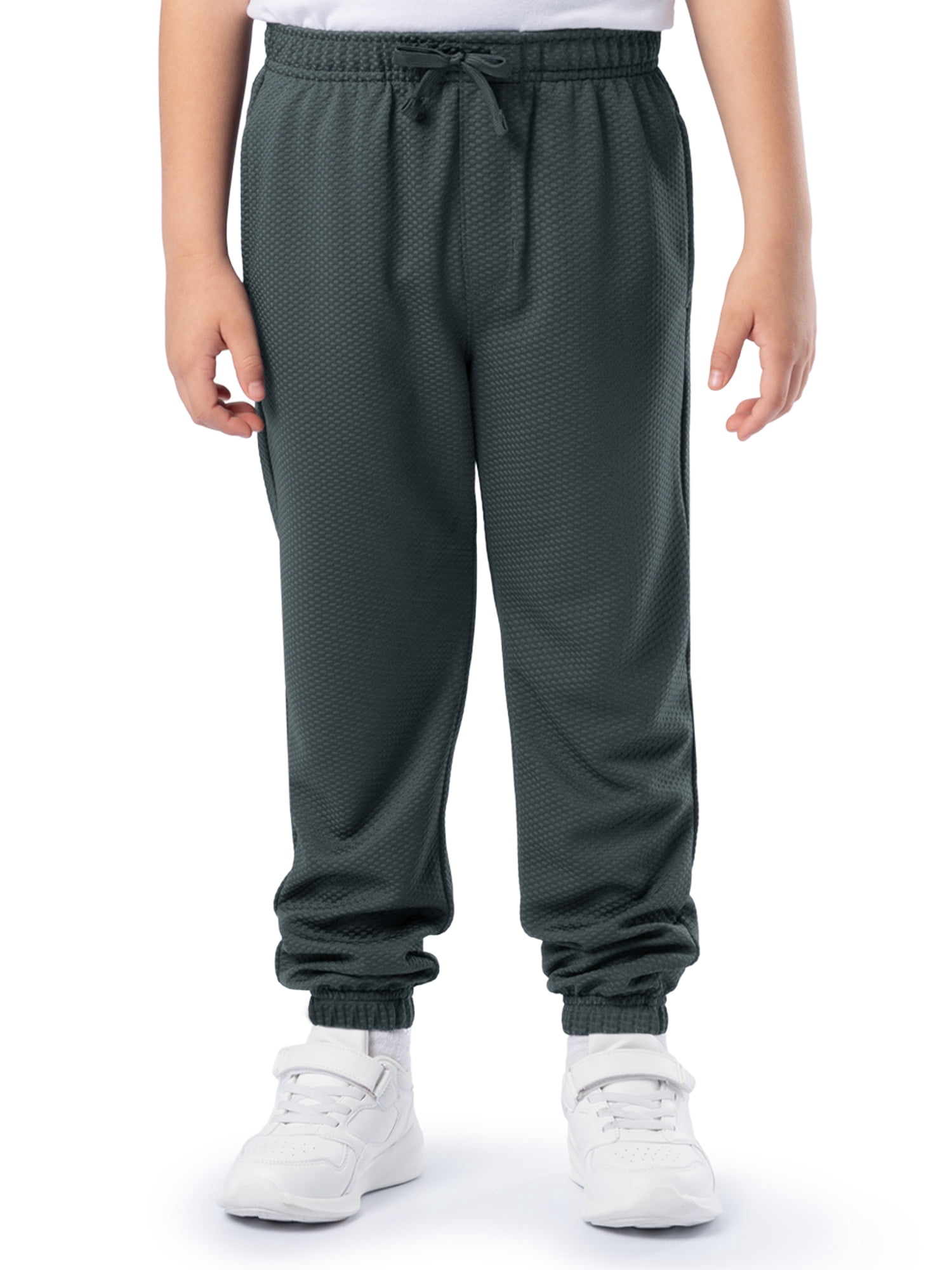 Athletic Works Boys Textured Jogger Sweatpants, Sizes 4-18 & Husky