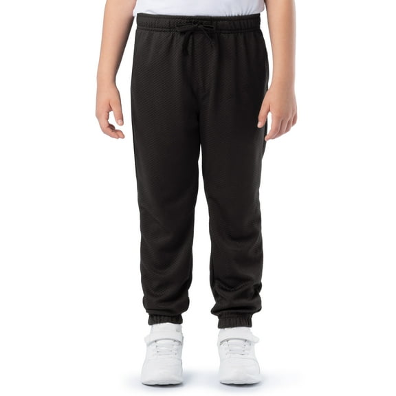 Athletic Works Boys Textured Jogger Sweatpants, Sizes 4-18 & Husky