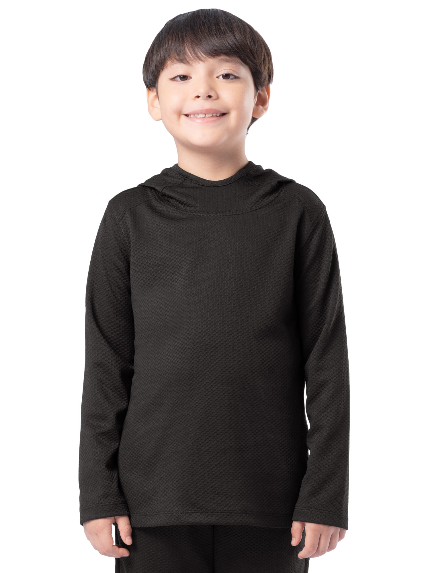 Boys Textured Hooded Pullover Sweatshirt, Sizes 4-18 & Husky