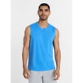 thumbnail image 1 of Athletic Works Men's and Men's Big & Tall Tri-Blend Muscle Tee, Sizes XS-4XLT, 1 of 5