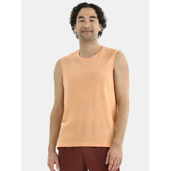 Athletic Works Men's & Big & Tall Tri-Blend Muscle Tee Shirt Tank Top, Sizes XS-4XLT