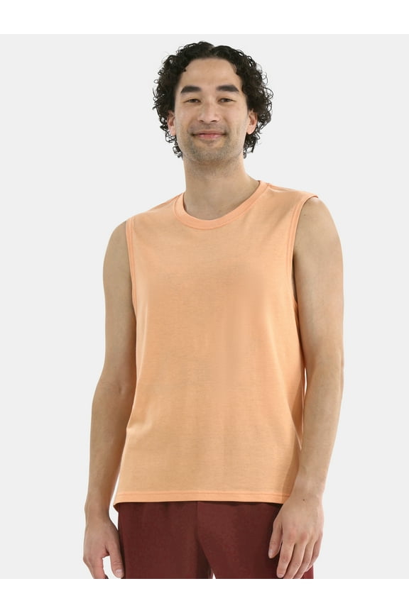 Men's and Men's Big & Tall Tri-Blend Muscle Tee, Sizes XS-4XLT