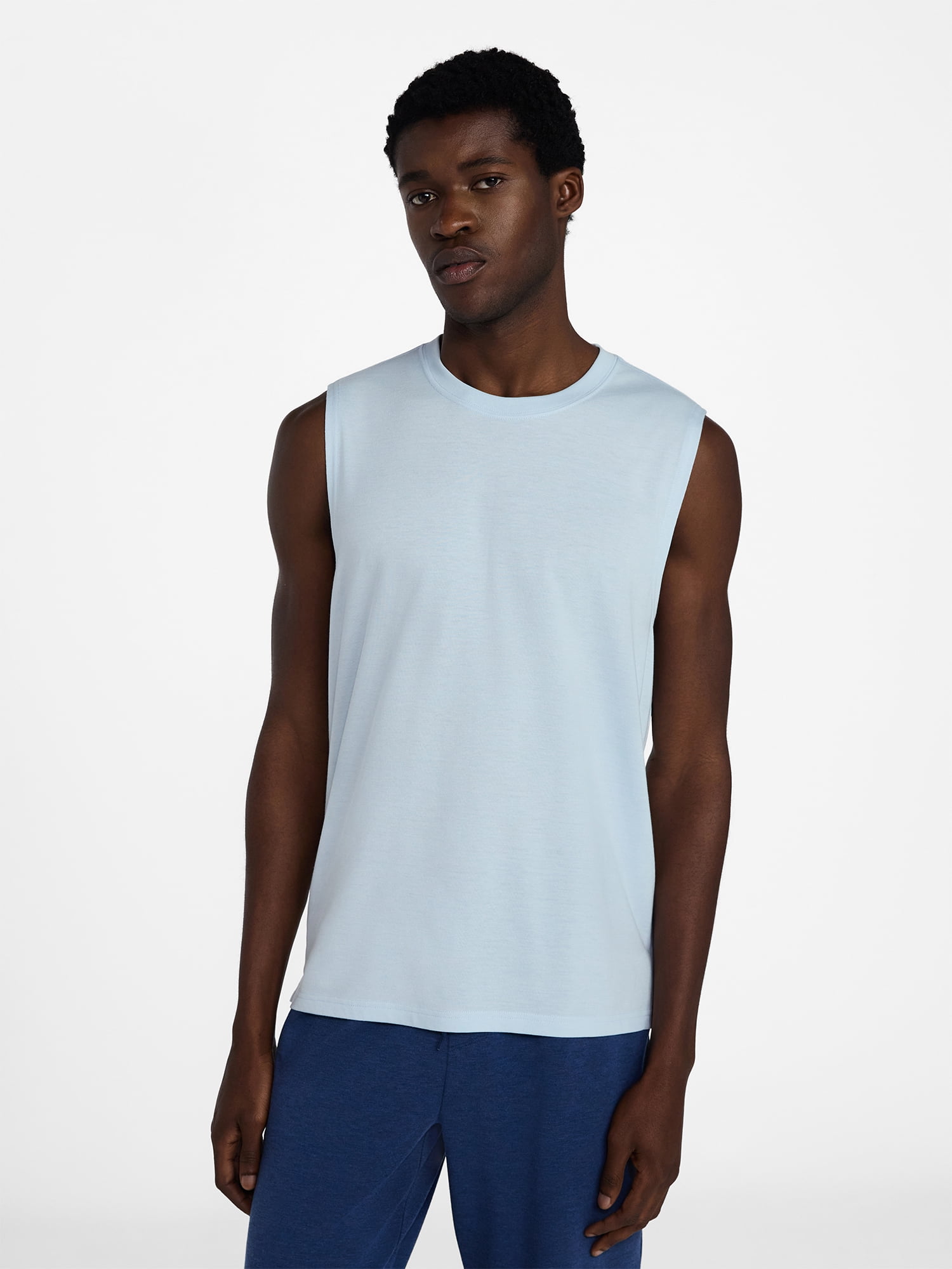 Athletic Works Men's and Men's Big & Tall Tri-Blend Muscle Tee, Sizes XS-4XLT