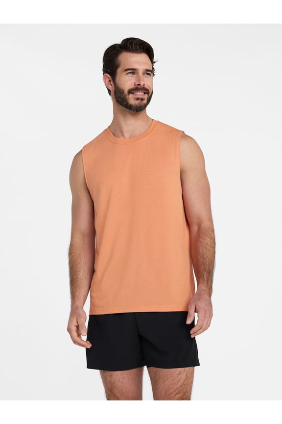 Men's and Men's Big & Tall Tri-Blend Muscle Tee, Sizes XS-4XLT