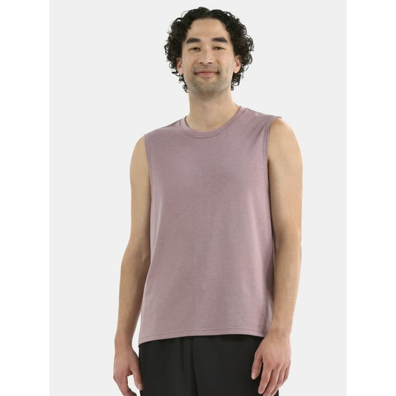 Athletic Works Men's & Big & Tall Tri-Blend Muscle Tee Shirt Tank Top, Sizes XS-4XLT