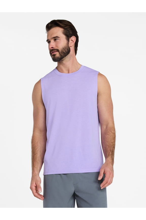 Men's and Men's Big & Tall Tri-Blend Muscle Tee, Sizes XS-4XLT