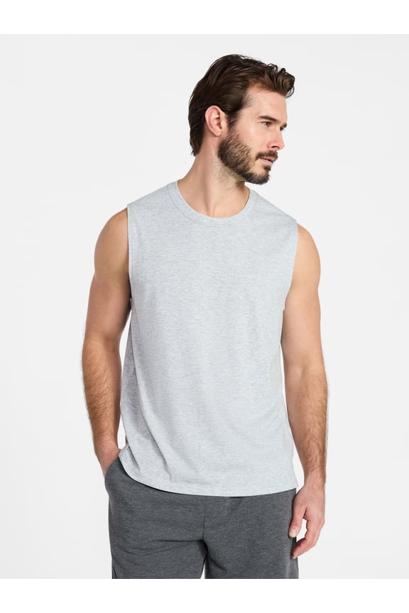 Men's and Men's Big & Tall Tri-Blend Muscle Tee, Sizes XS-4XLT