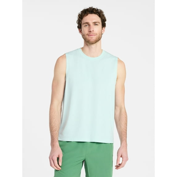Athletic Works Men's and Men's Big & Tall Tri-Blend Muscle Tee, Sizes XS-4XLT