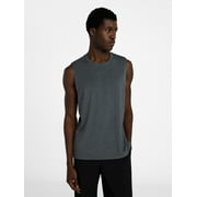 Athletic Works Men's and Big Men's Tri Blend Muscle Tee, Sizes XS-4XLT