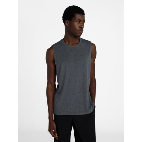 Athletic Works Men's and Big and Tall Men's Tri Blend Muscle Tee, Sizes XS-4XLT