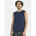 thumbnail image 1 of Athletic Works Men's and Men's Big & Tall Tri-Blend Muscle Tee, Sizes XS-4XLT, 1 of 5