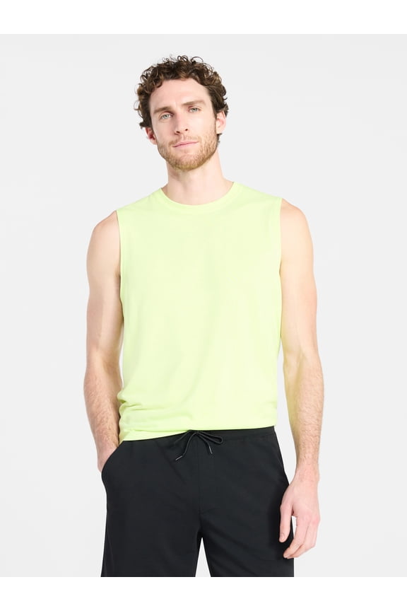 Men's and Men's Big & Tall Tri-Blend Muscle Tee, Sizes XS-4XLT