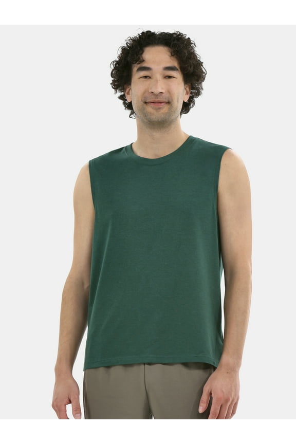 Men's and Men's Big & Tall Tri-Blend Muscle Tee, Sizes XS-4XLT