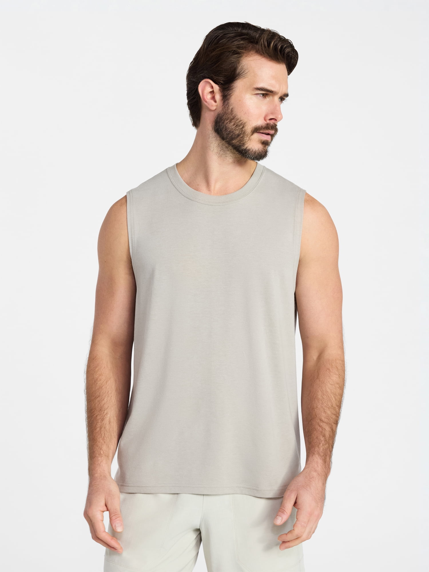 Athletic Works Men's and Men's Big & Tall Tri-Blend Muscle Tee, Sizes XS-4XLT