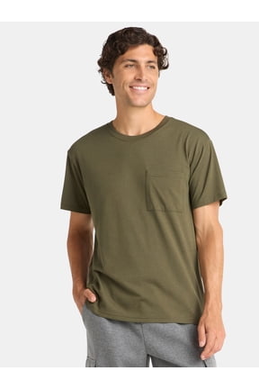 Men’s Tri-Blend Pocket Tee, Sizes XS-4XL