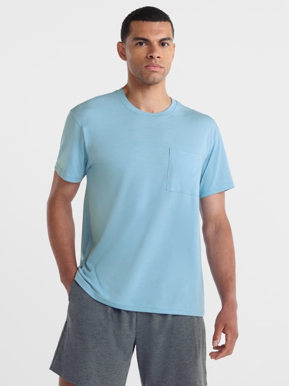 Men's Tri-Blend Pocket Tee Shirt, Sizes XS-4XLT
