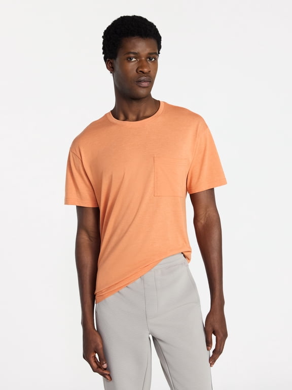 Men's Tri-Blend Pocket Tee Shirt, Sizes XS-4XLT
