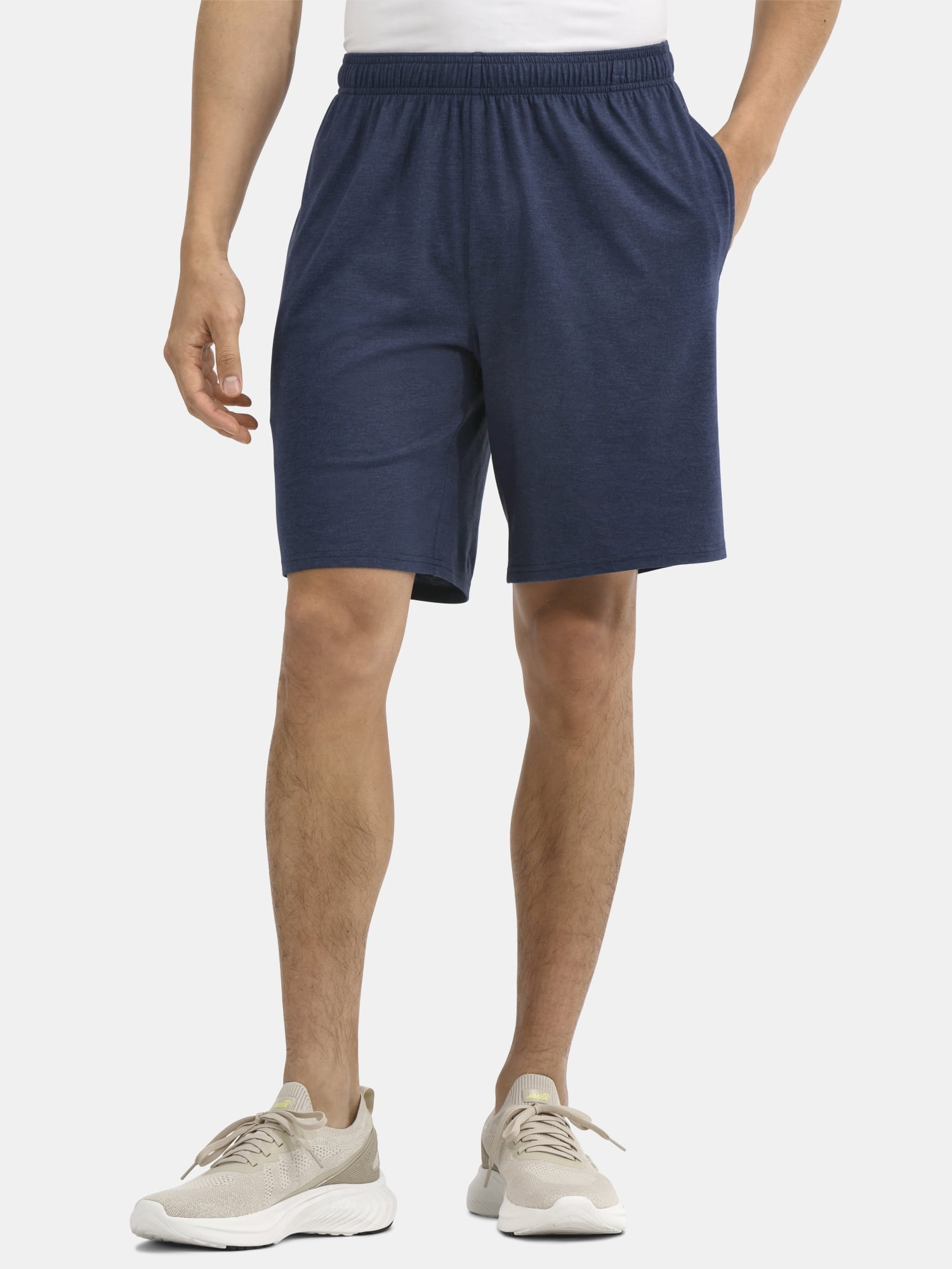 Athletic Works Men's and Big Men's Tri-Blend Active Shorts, 7" Inseam, Sizes S-5XL
