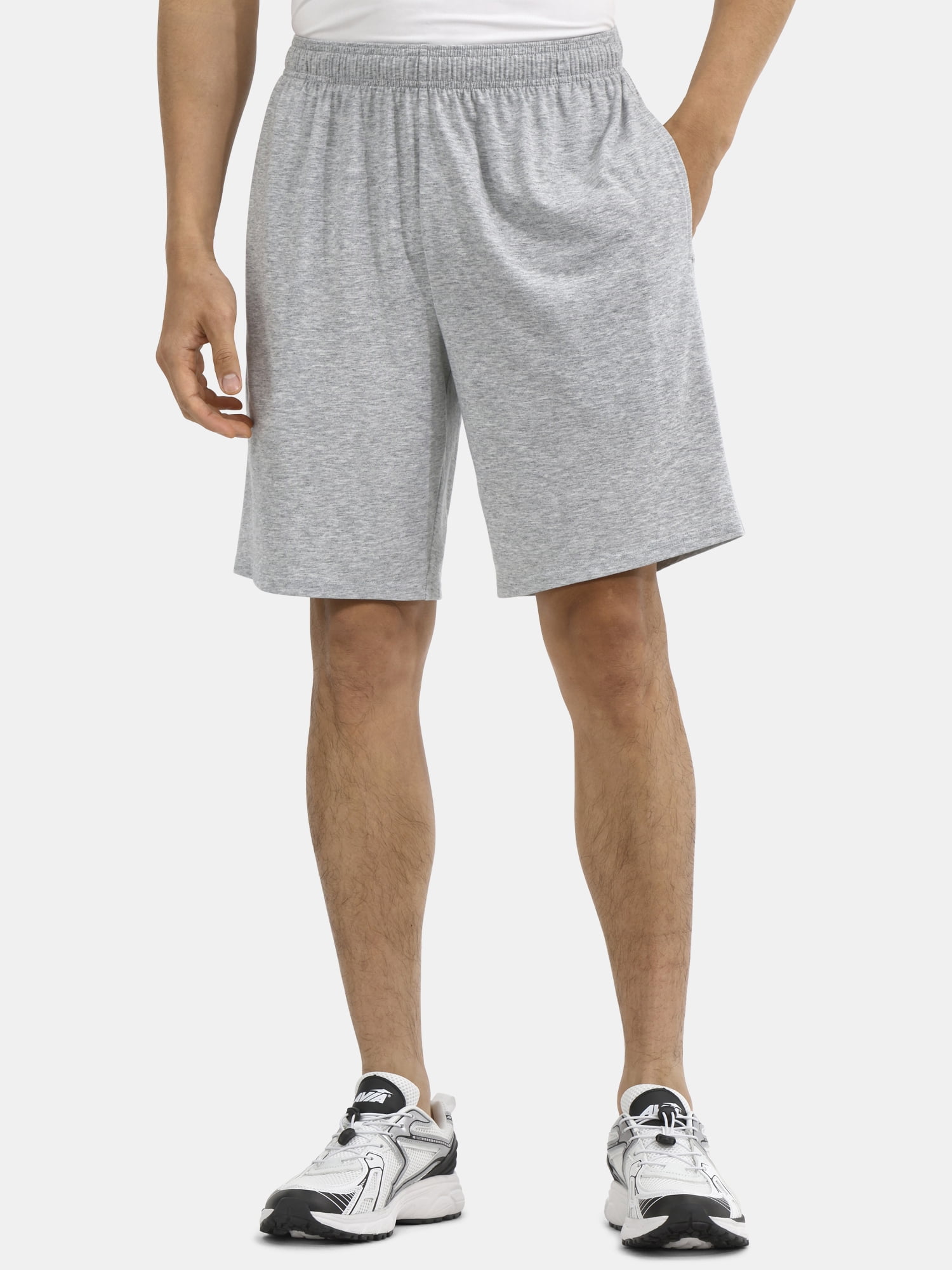 Athletic Works Men's and Big Men's Tri-Blend Active Shorts, 7" Inseam, Sizes S-5XL