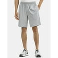 thumbnail image 1 of Athletic Works Men's and Big Men's Tri-Blend Active Shorts, 9" Inseam, Sizes S-5XL, 1 of 5