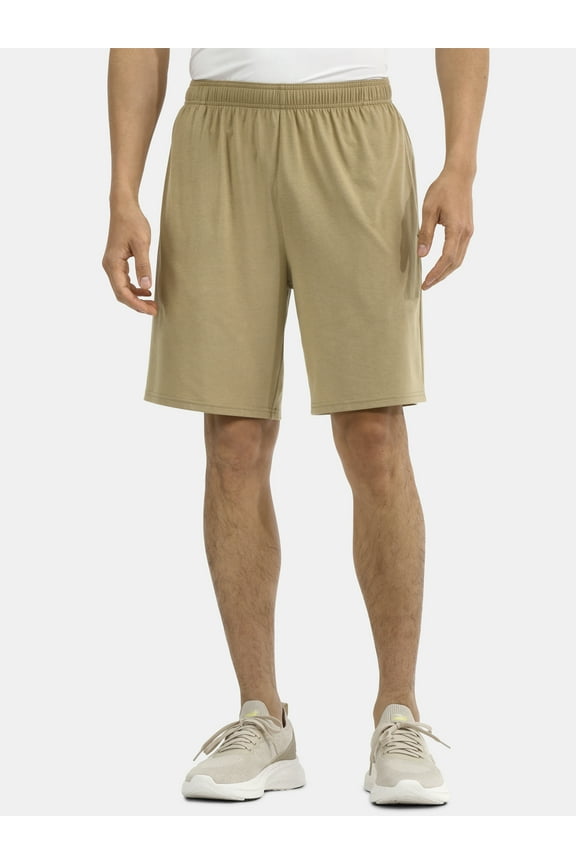 Men's & Big Men's Tri Blend Active Shorts, 9" Inseam, Sizes S-5XL