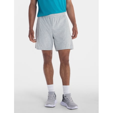 Athletic Works Men's and Big Men's Tri-Blend Active Shorts, 7" Inseam, Sizes XS-5XL