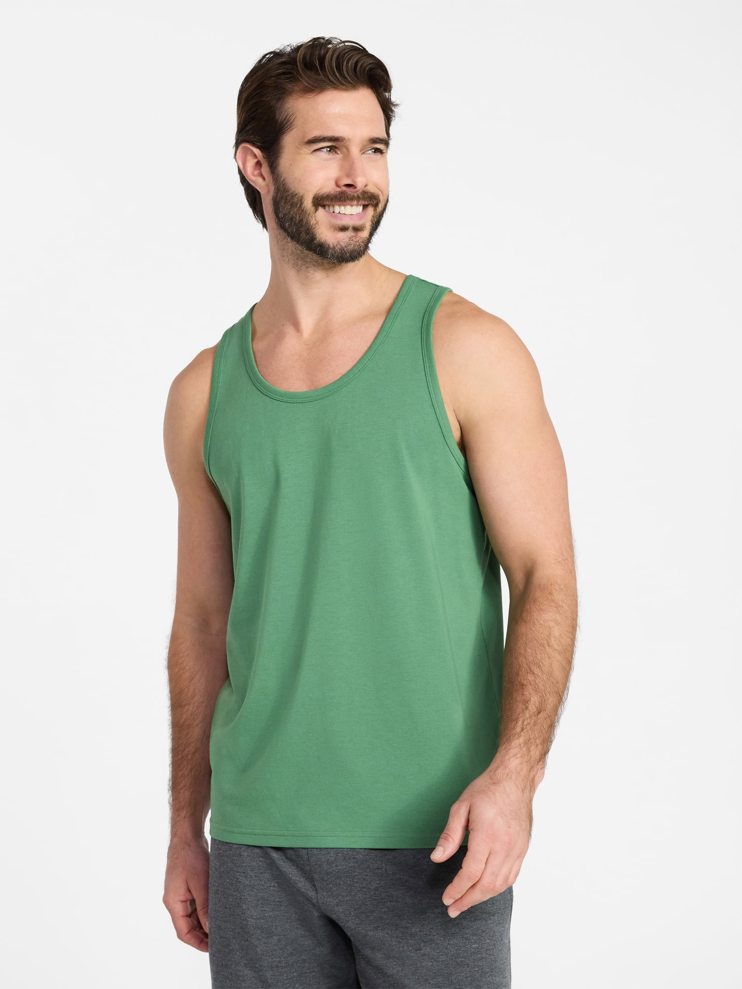 Athletic Works Men's and Men's Big & Tall Tri-Blend Tank Top, Sizes XS-4XLT
