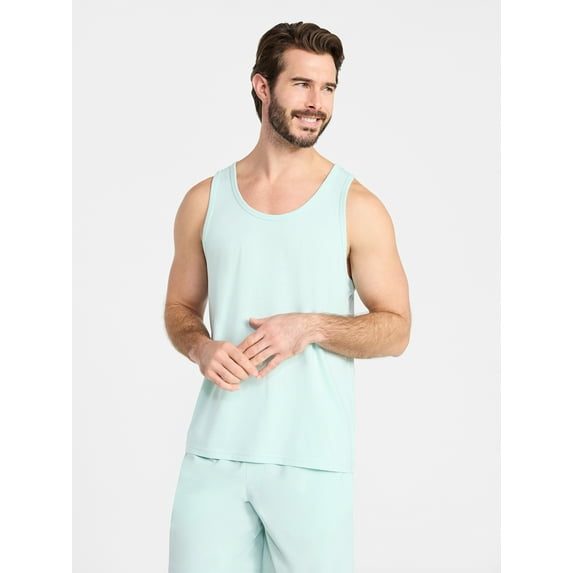 Athletic Works Men's and Men's Big & Tall Tri-Blend Tank Top, Sizes XS-4XLT