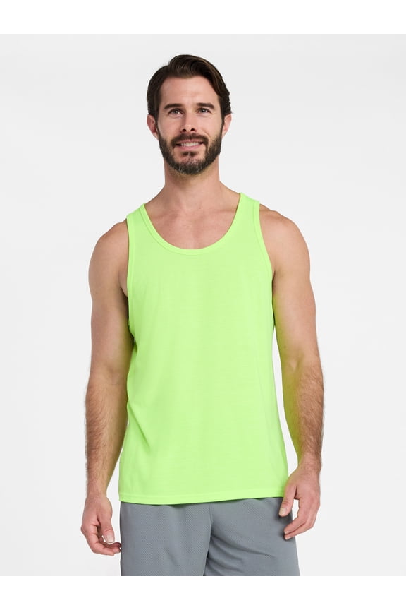 Men's and Big Men's Tri Blend Tank Top, Sizes XS-4XLT