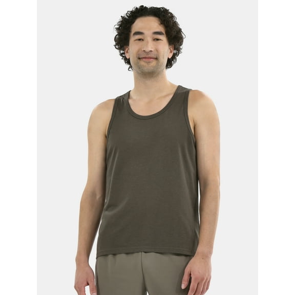 Athletic Works Men's & Men's Big & Tall Tri Blend Tank Top, Sizes XS-4XLT