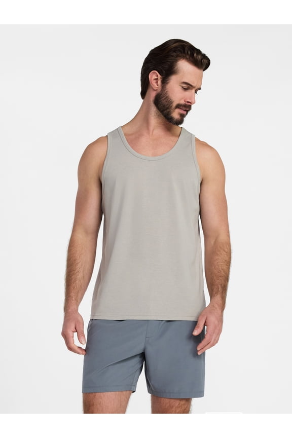 Men's and Big Men's Tri Blend Tank Top, Sizes XS-4XLT