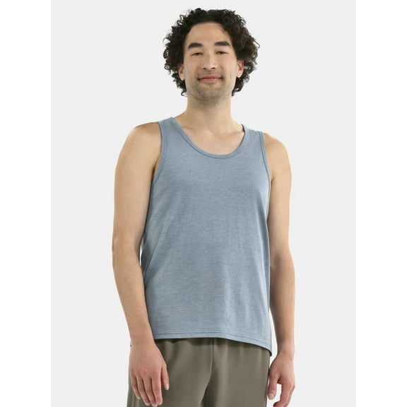 Athletic Works Men's & Big & Tall Men's Tri-Blend Tank Top, Sizes XS-4XLT