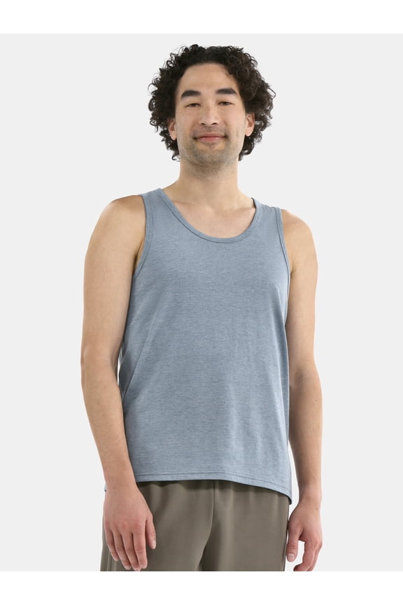 Men's and Men's Big & Tall Tri-Blend Tank Top, Sizes XS-4XLT
