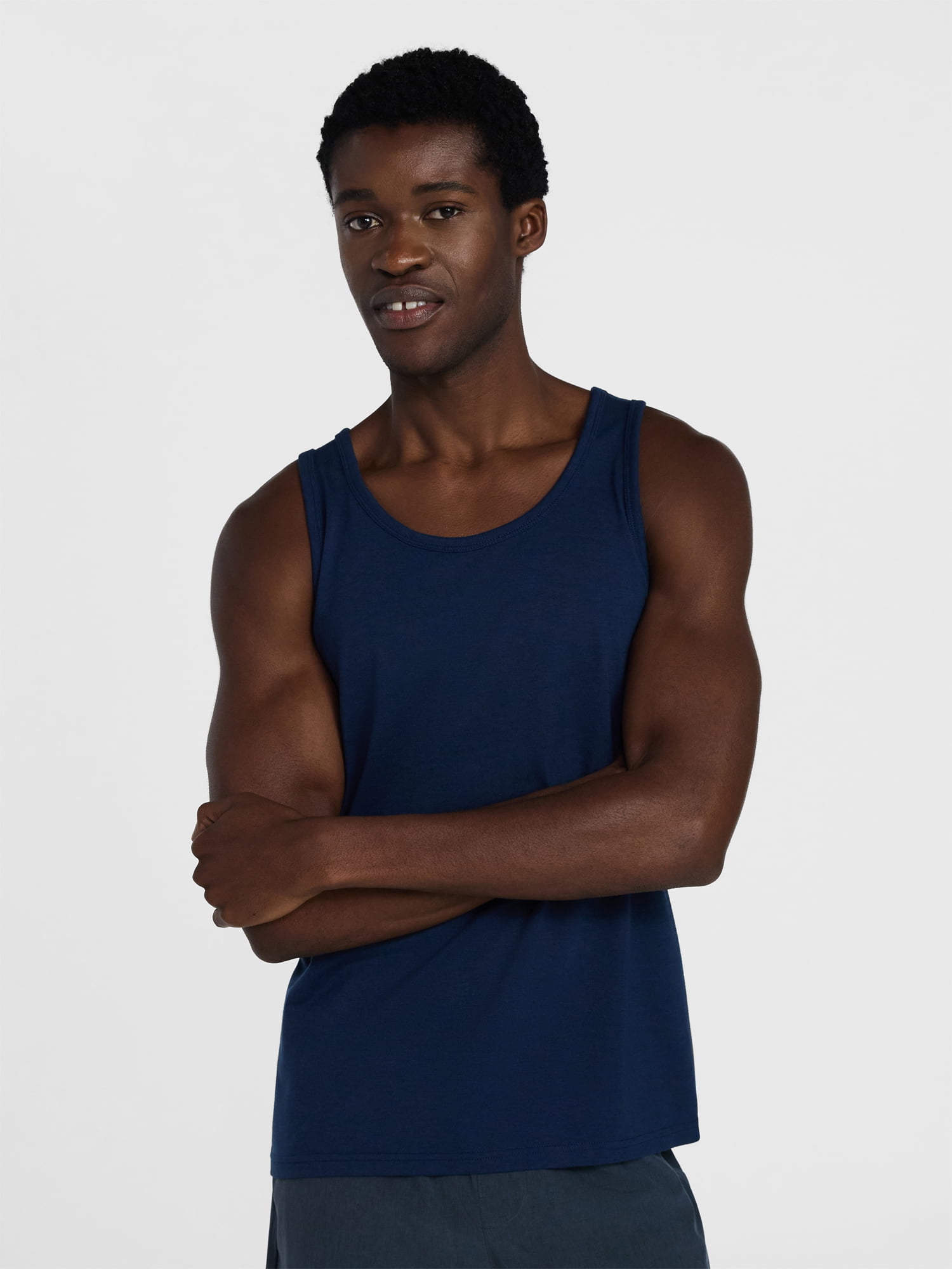 Athletic Works Men's and Men's Big & Tall Tri-Blend Tank Top, Sizes XS-4XLT