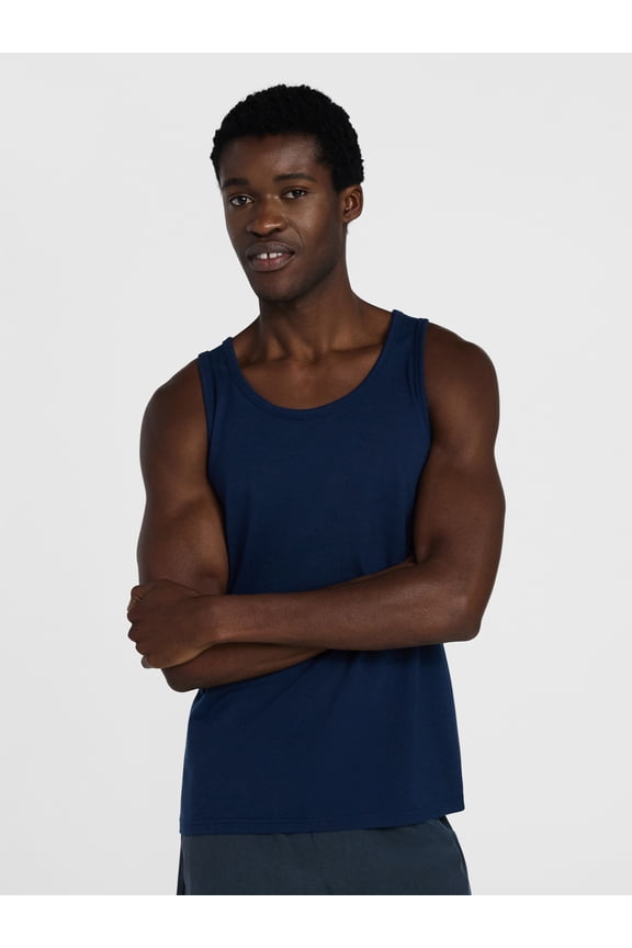 Men's and Big Men's Tri Blend Tank Top, Sizes XS-4XLT