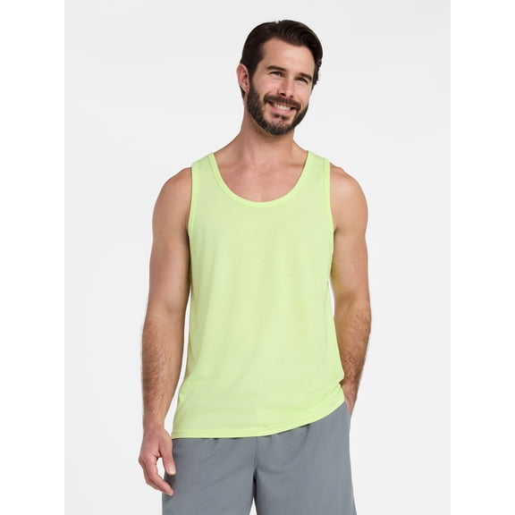 Athletic Works Men's & Big Men's Tri-Blend Tank Top, Sizes XS-4XLT