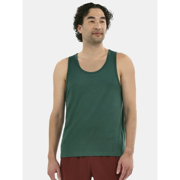 Athletic Works Men's and Men's Big & Tall Tri-Blend Tank Top, Sizes XS-4XLT